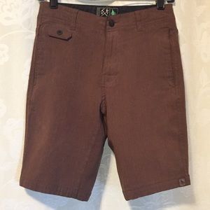 Hippy Tree Brown Ridge Boy Shorts 14 (28”)